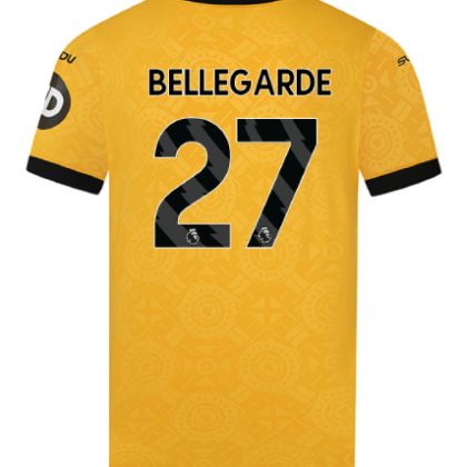 Wolverhampton Wanderers Home BELLEGARDE 27 Jersey 25-26