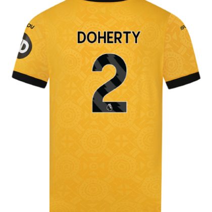 Wolverhampton Wanderers Home DOHERTY 2 Jersey 25-26