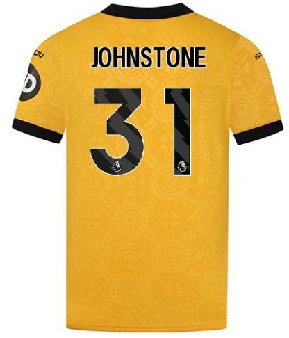 Wolverhampton Wanderers Home JOHNSTONE 31 Jersey 25-26