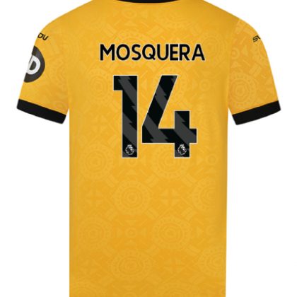 Wolverhampton Wanderers Home MOSQUERA 14 Jersey 25-26
