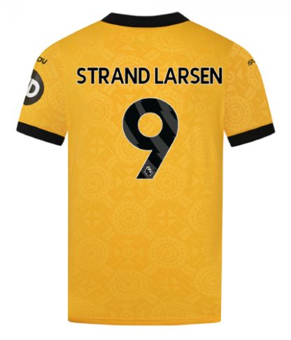 Wolverhampton Wanderers Home STRAND LARSEN 9 Jersey 25-26