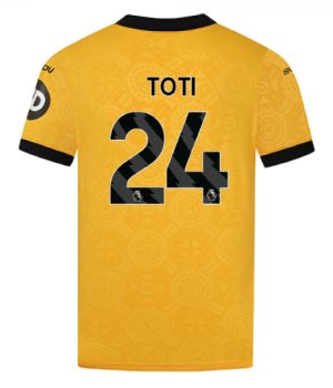 Wolverhampton Wanderers Home TOTI 24 Jersey 25-26