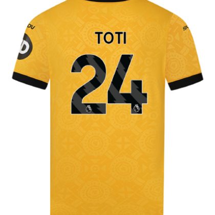 Wolverhampton Wanderers Home TOTI 24 Jersey 25-26
