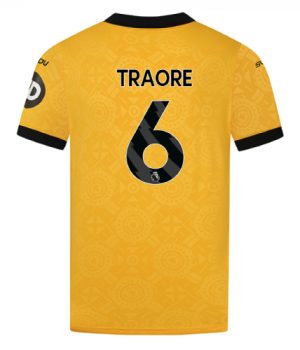 Wolverhampton Wanderers Home TRAORE 6 Jersey 25-26