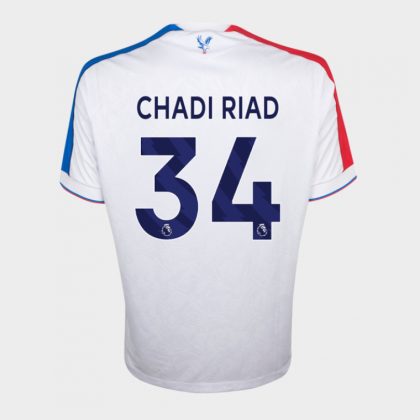 Crystal Palace Third CHADI RIAD 34 Eagle White Jersey 25-26