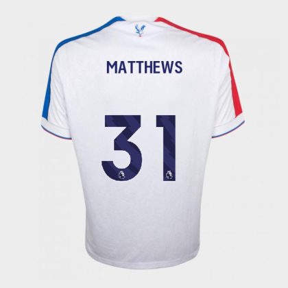 Crystal Palace Third MATTHEWS 31 Eagle White Jersey 25-26