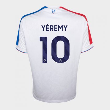 Crystal Palace Third YÉREMY 10 Eagle White Jersey 25-26