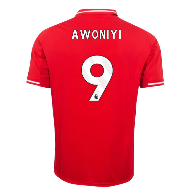 Nottingham Forest Home AWONIYI 9 Jersey 25-26