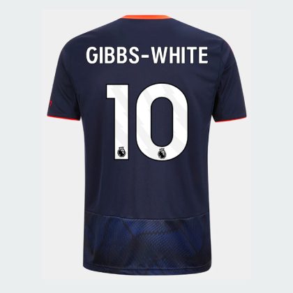 Nottingham Forest Third GIBBS-WHITE 10 Third Jersey 25-26