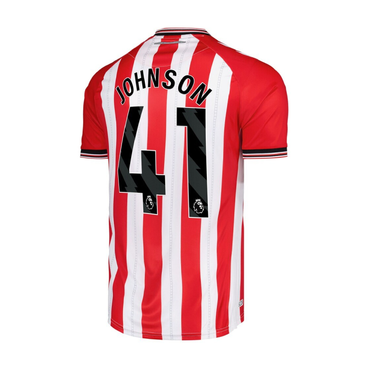 Sunderland Home JOHNSON 41 Jersey 25-26