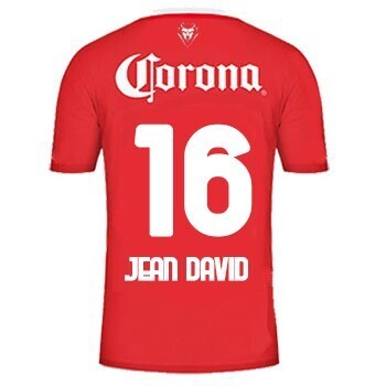 Toluca JEAN DAVID 16 Home Soccer Jersey 23-24