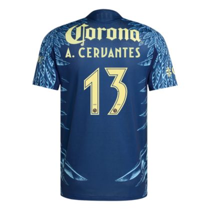 Club América Away A. CERVANTES 13 Jersey 25-26 (Player Version)