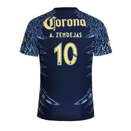 Club América Away A. Zendejas 10 Jersey 25-26