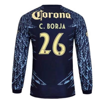 Club América Away C.BORJA 26 Long Sleeve Jersey 25-26