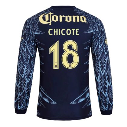 Club América Away CHICOTE 18 Long Sleeve Jersey 25-26