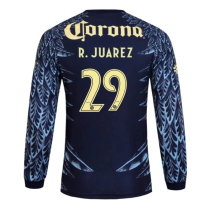 Club América Away R. JUAREZ 29 Long Sleeve Jersey 25-26