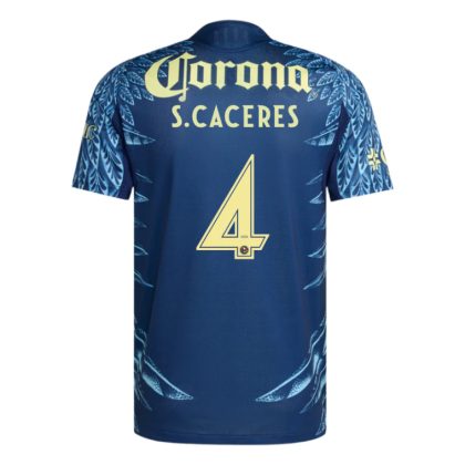 Club América Away S. CACERES 4 Jersey 25-26 (Player Version)