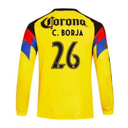 Club América Home C.BORJA 26 Long Sleeve Jersey 25-26