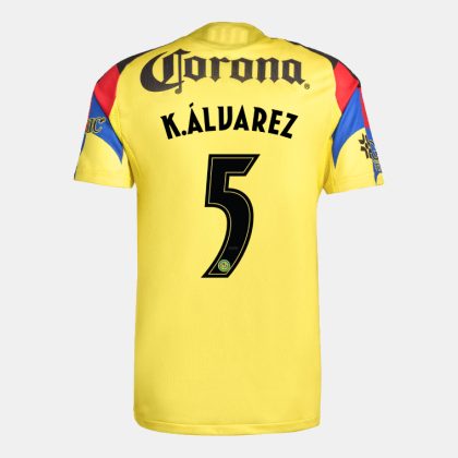 Club América Home K.ÁLVAREZ 5 Jersey 25-26 (Player Version)