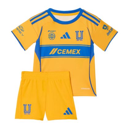 Tigres UANL Home Jersey Kids Kit 25-26