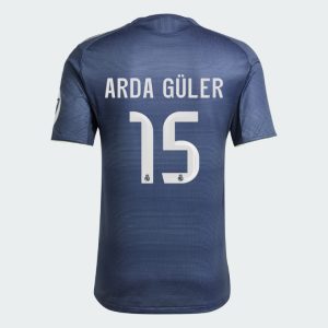 Real Madrid Away ARDA GÜLER 15 Jersey 25-26 (Player Version)