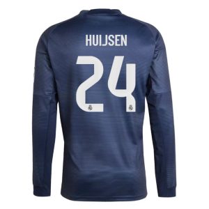 Real Madrid Away HUIJSEN 24 Long Sleeve Jersey 25-26