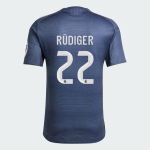 Real Madrid Away RÜDIGER 22 Jersey 25-26 (Player Version)
