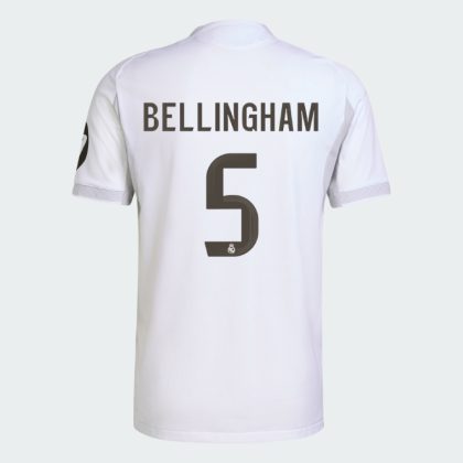 Real Madrid Home BELLINGHAM 5 Jersey 25-26 (Player Version)