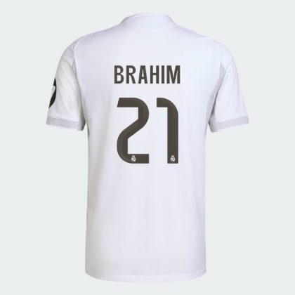 Real Madrid Home BRAHIM 21 Jersey 25-26 (Player Version)
