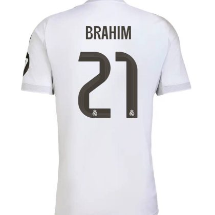 Real Madrid Home Brahim 21 Jersey 25-26