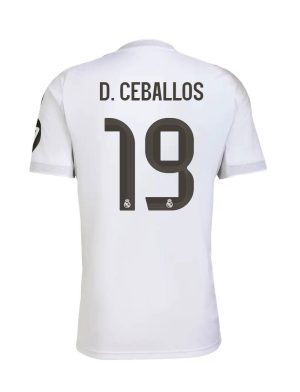 Real Madrid Home D. Ceballos 19 Jersey 25-26