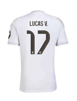Real Madrid Home Lucas V. 17 Jersey 25-26