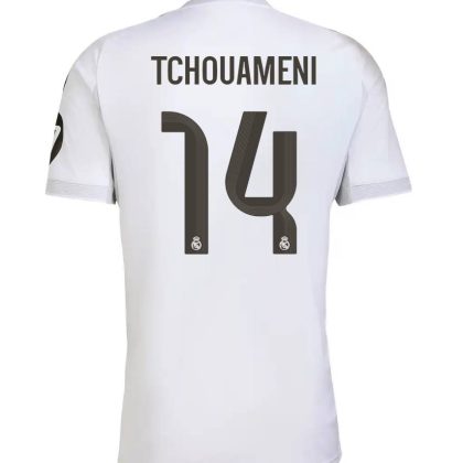 Real Madrid Home Tchouameni 14 Jersey 25-26