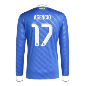 Real Madrid Third ASENCIO 17 Long Sleeve Jersey 25-26