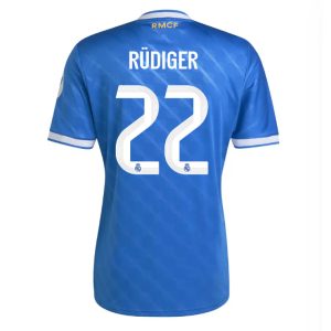 Real Madrid Third RÜDIGER 22 Jersey 25-26