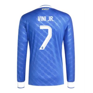 Real Madrid Third VINI JR. 7 Long Sleeve Jersey 25-26