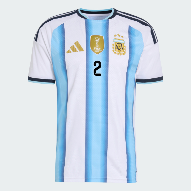 Argentina Home A. VARGAS 2 World Cup Jersey 2026 (Player Version) - Image 2