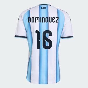 Argentina Home DOMINGUEZ 16 World Cup Jersey 2026 (Player Version)