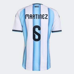 Argentina Home MARTINEZ 6 World Cup Jersey 2026 (Player Version)