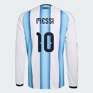 Argentina Home MESSI 10 World Cup Long Sleeve Jersey 2026 (Player Version)