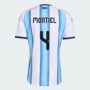 Argentina Home MONTIEL 4 World Cup Jersey 2026 (Player Version)