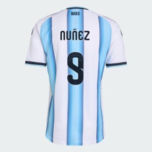 Argentina Home NUÑEZ 9 World Cup Jersey 2026 (Player Version)