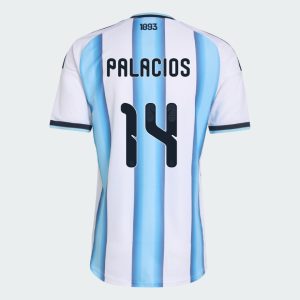 Argentina Home PALACIOS 14 World Cup Jersey 2026 (Player Version)