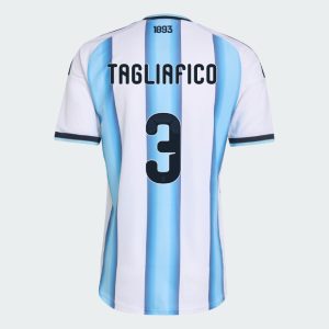 Argentina Home TAGLIAFICO 3 World Cup Jersey 2026 (Player Version)