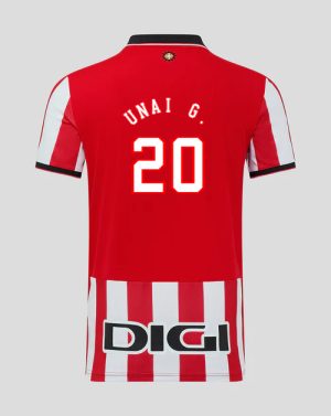 Athletic Club Home UNAI G. 20 Jersey 25-26