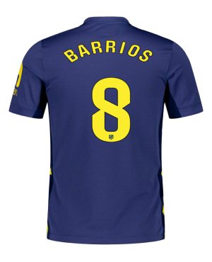 Atletico Madrid Away BARRIOS 8 Jersey 25-26