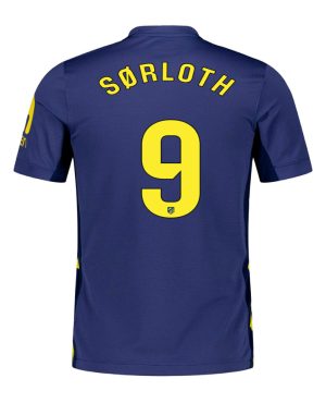 Atletico Madrid Away SØRLOTH 9 Jersey 25-26