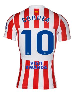 Atletico Madrid Home CORREA 10 Jersey 25-26