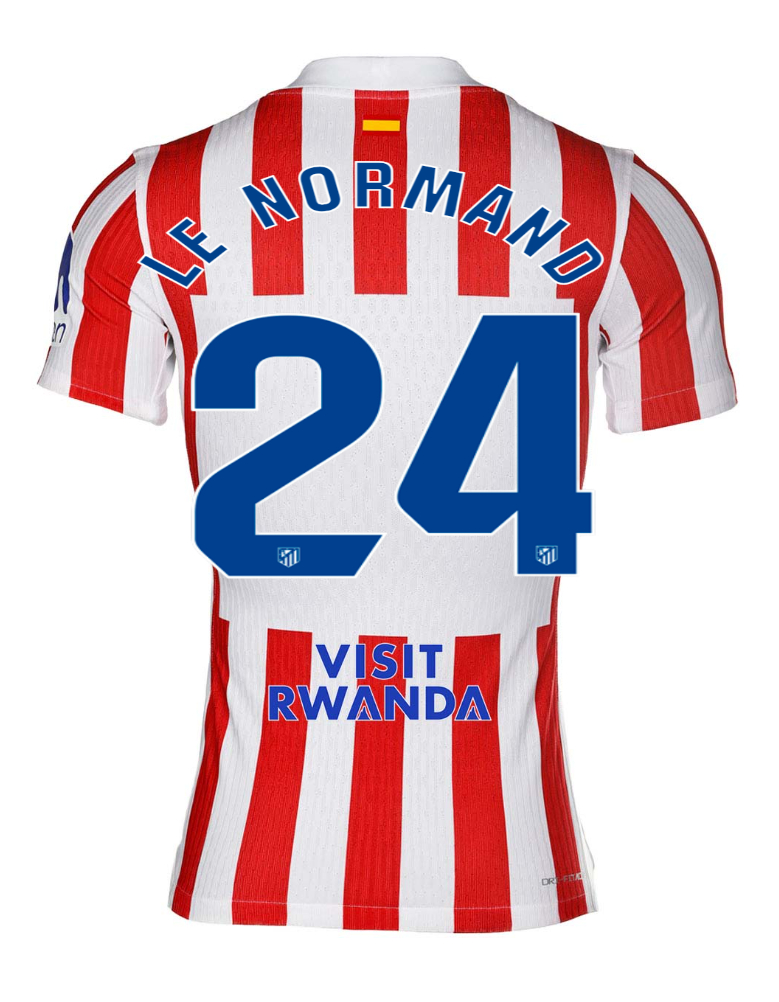 Atletico Madrid Home LE NORMAND 24 Jersey 25-26