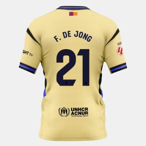 Barcelona Away F. DE JONG 21 Jersey 25-26